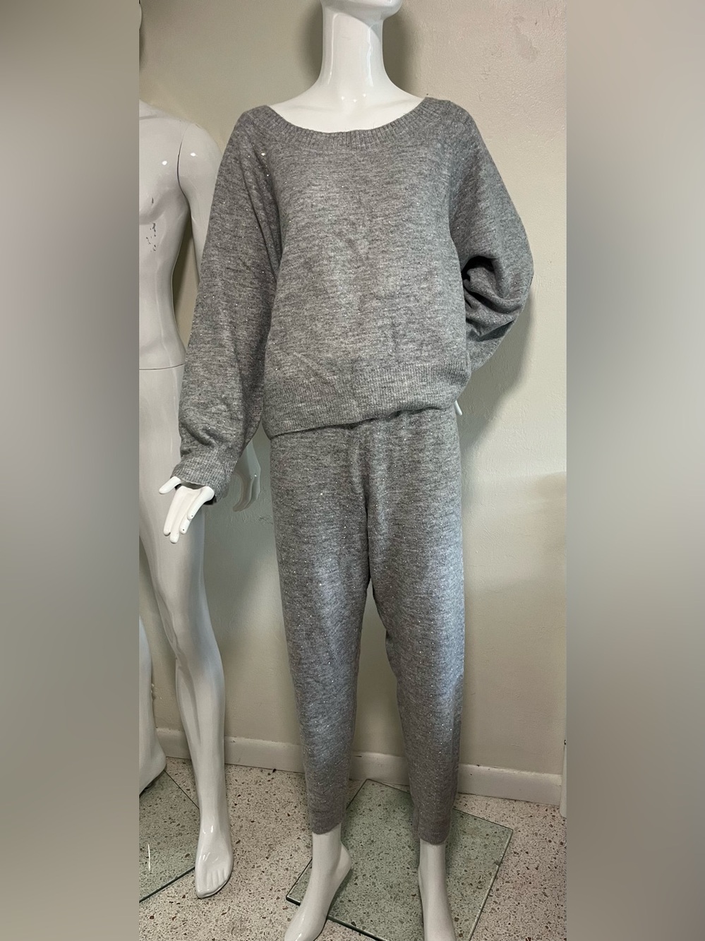 Victoria’s Secret rhinestone knit loungewear set size L/G